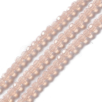 Faceted(32 Facets) Glass Beads Strands EGLA-J042-35A-02-1