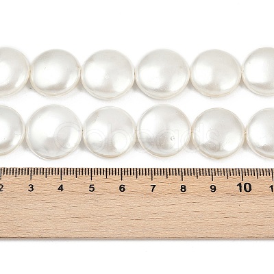 Electroplated Shell Pearl Beads Strands BSHE-G027-13D-1