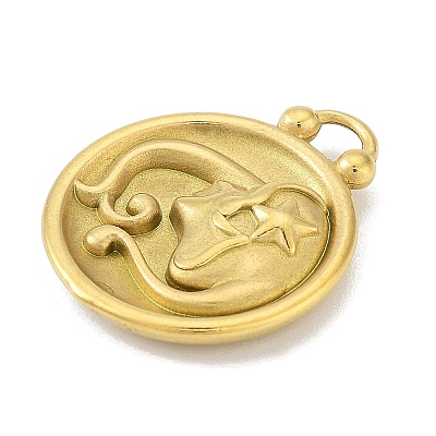 Real 18K Gold Plated Tone 304 Stainless Steel Pendants STAS-K291-01G-07-1