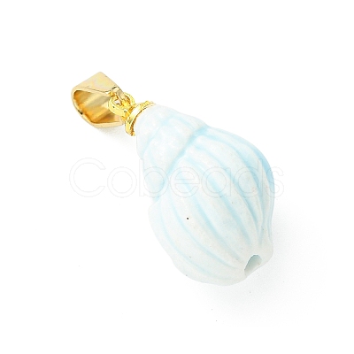 Handmade Porcelain Pendants PALLOY-JF05377-1