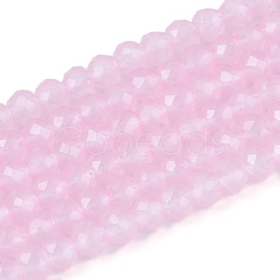 Imitation Jade Glass Beads Strands GLAA-T028-3mm-11E-1
