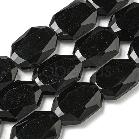 Natural Obsidian Beads Strands G-P544-B03-01-1