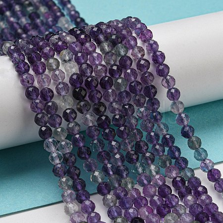 Natural Fluorite Beads Strands G-K315-B01-01-1