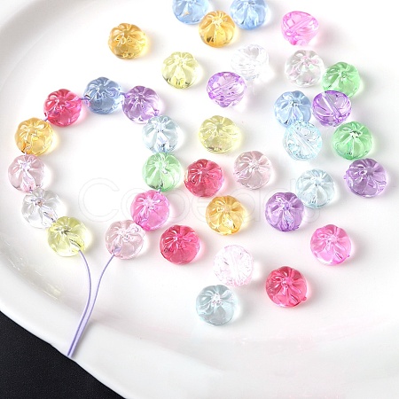 Transparent Acrylic Beads TACR-F008-09G-1
