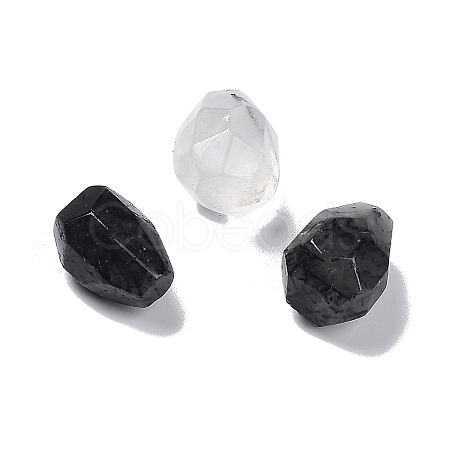Natural Black Rutilated Quartz Beads G-F747-03B-1