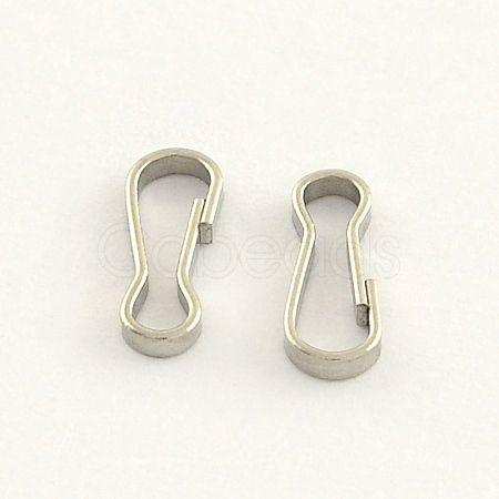 Tarnish Resistant 304 Stainless Steel Keychain Clasp Findings LS-STAS-R063-60-1