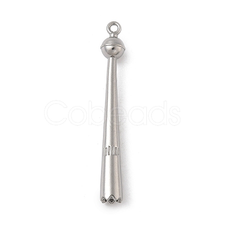 304 Stainless Steel Big Pendants STAS-Z153-08P-1