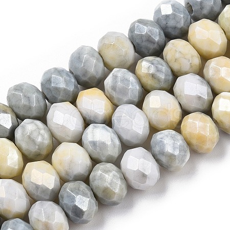 Ombre Effect Dyed Glass Beads Strands GLAA-C023-02-B04-1