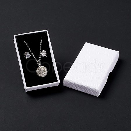 Paper with Sponge Mat Necklace Boxes OBOX-G018-02C-1