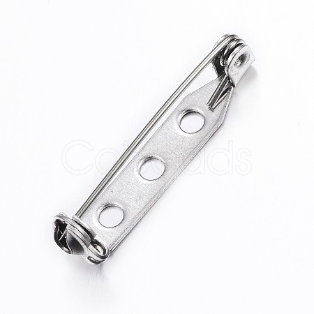 Tarnish Resistant 304 Stainless Steel Brooch Findings Sets LS-STAS-G137-52P-1