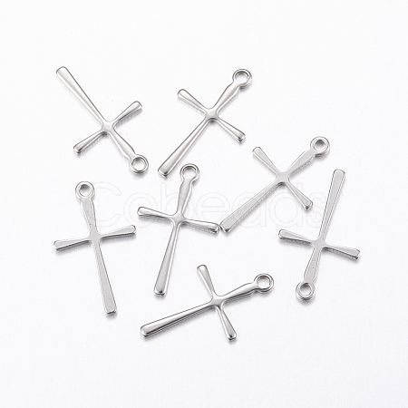 Tarnish Resistant 304 Stainless Steel Pendants STAS-L200-49P-1