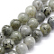 Natural Labradorite Beads Strands, Round, 4mm, Hole: 0.6mm, about 95pcs/strand,  14.76 inch(37.5cm)