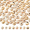 DICOSMETIC 80Pcs 8 Styles Printed Wood European Beads, Large Hole Round Beads with Smiling Face Pattern, Undyed, Beige, 19~20x17.5~20mm, Hole: 4~5mm, 10pcs/style