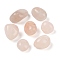 Natural Rose Quartz Beads, Nuggets, No Hole/Undrilled, Tumbled Stone, 16~24x14~18x6~12mm