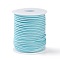 45M Faux Suede Cord, Faux Suede Lace, Sky Blue, 2~2.5x1.5~2mm, about 50 Yards(45m)/Roll