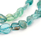 Natural Apatite Bead Strands, Tumbled Stone, Nuggets, 5~19x4~9x3~9mm, Hole: 0.5~1mm, about 15.7 inch