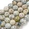 Natural K2 Stone Beads Strands, Grade A, Round, 10mm, Hole: 1mm, about 40pcs/strand, 15.55''(39.5cm)