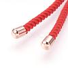 Brass Chain Bracelet Making MAK-L011-RG-4