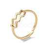 Real 18K Gold Plated 304 Stainless Steel Adjustable Finger Ring RJEW-L115-01G-02-1