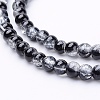 Spray Painted Crackle Glass Beads Strands CCG-Q002-4mm-11-2