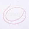 Transparent Glass Beads Strands X-EGLA-K010-A03-2