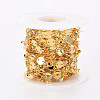 Handmade Brass Flat Sequin Chains CHC-S012-103-2