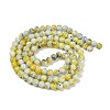 Drawbench & Baking Paint Glass Beads Strands GLAA-S176-03-3