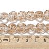 Handmade Gold Sand Lampwork Beads Strands LAMP-L079-04E-4