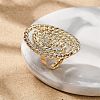 Alloy Adjustable Rings for Women RJEW-B108-06KCG-03-2