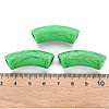 Opaque Crackle Acrylic Beads MACR-S372-001N-007-6