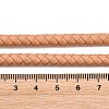 Braided Leather Cord with Core WL-F009-6mm-02-3