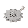 Non-Tarnish 201 Stainless Steel Pendants STAS-s126-05P-2