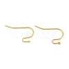 Brass Earring Hooks X-J0JQN-G-NF-2