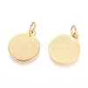 Ion Plating(IP) 304 Stainless Steel Charms STAS-I124-02A-G-2