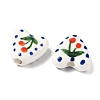 Handmade Porcelain Enamel Beads PORC-K011-02E-2