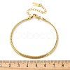 304 Stainless Steel Snake Chain Bracelets for Women BJEW-U019-04G-02-5