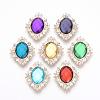 Alloy Rhinestone Flat Back Cabochons RB-S061-B-1