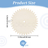 Unfinished Wood Slices WOOD-WH0024-139A-2