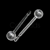 Resin Stud Earring Findings FIND-H046-10-3