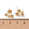 Brass Stud Earring Findings LS-KK-Z164-04G-01-3