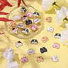 35Pcs 7 Colors Alloy Enamel Pendants ENAM-CJ0002-67-5