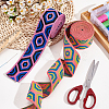 4M 2 Colors Polyester Elastic Wide Band FIND-FG0002-50-4