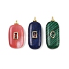 Natural & Synthetic Mixed Gemstone Pendants KK-B157-43G-1