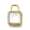 Ion Plating(IP) 304 Stainless Steel Crystal Rhinestone Pendants STAS-K263-65G-1