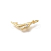 Brass Micro Pave Cubic Zirconia Pendants KK-D431-075B-05-2