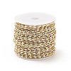 Brass Enamel Curb Chains CHC-C003-13G-02-3