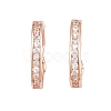 925 Sterling Silver Twister Clasps STER-E056-026RG-A-2