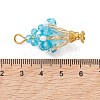 Glass Pendants PALLOY-MZ01302-4