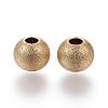 Ion Plating(IP) 201 Stainless Steel Textured Beads STAS-P108-05G-1