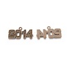 Tibetan Style Year 2014 Number Pendants LS-TIBEP-Q012-AB-FF-2